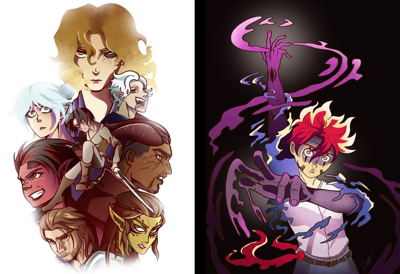 Ilustraciones de personajes