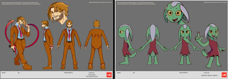 Hojas de personaje