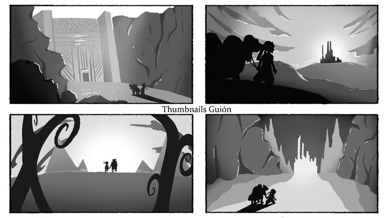 Thumbnails de guion